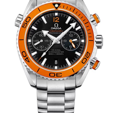 omega speedmaster planet ocean orange|omega seamaster orange bezel.